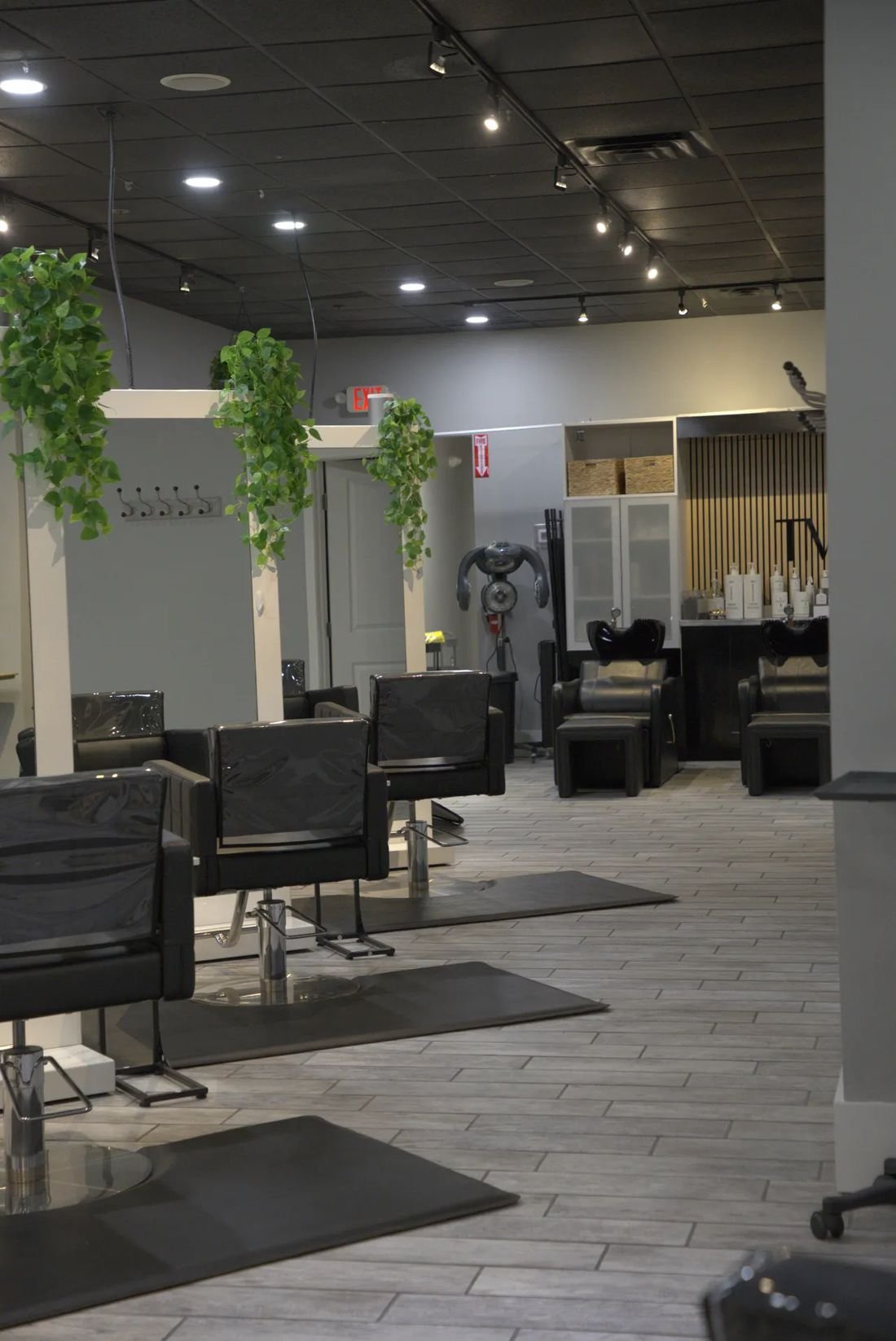 Styling stations at TM Beauty